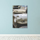 WA，アーリントン，アーリントン・フライイン，第二次世界大戦4 キャンバスプリント (インサイチュ (ウッドフロア))