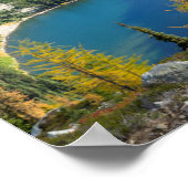 WA、ウェナチェ国立森林湖アン ポスター (角)