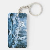 WA、ウェナチー国有林、カスケード キーホルダー (裏面)