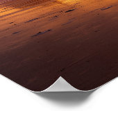 WA、オリンピックNP、市市ビーチ日没、ポイント ポスター (角)