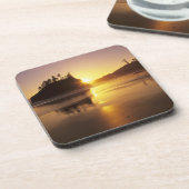 WA，オリンピックNP，日没時の第2ビーチ コースター (左側)