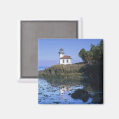 WA、サンフアン島、ライム窯灯台 マグネット (正面/裏面)