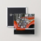 WA、シアトルのクラシックなドイツの自動車。 2 缶バッジ (正面&裏面)