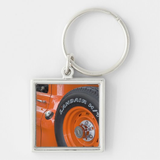 WA、シアトルのクラシックな積み込み キーホルダー (正面)