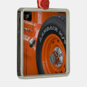 WA、シアトルのクラシックな積み込み メタルオーナメント (右)