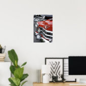 WA、シアトル、クラシックアメリカの自動車。 ポスター (ホームオフィス)