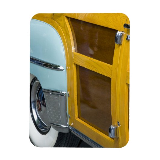 WA、シアトル、クラシックアメリカの自動車。2 マグネット (縦)