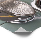 WA、シアトル、クラシックアメリカの自動車。3 ポスター (角)