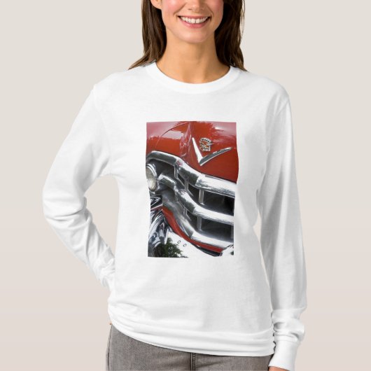 WA, シアトル, クラシックアメリカ車。4 Tシャツ (正面)