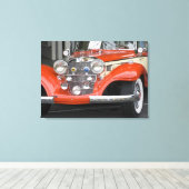WA、シアトル、クラシックドイツの自動車。2 キャンバスプリント (インサイチュ (ウッドフロア))
