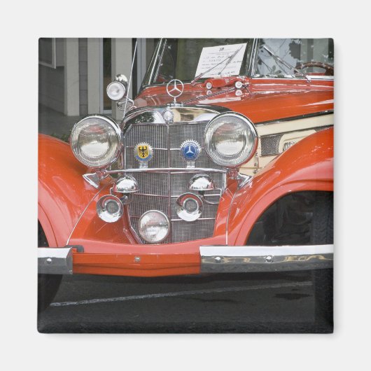 WA、シアトル、クラシックドイツの自動車。2 マグネット (正面)