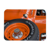 WA、シアトル、クラシックピックアップ。 マグネット (横)