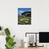 WA、シアトル、サフェコフィールド、マリナーズ野球 ポスター (ホームオフィス)