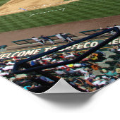 WA、シアトル、サフェコフィールド、マリナーズ野球 ポスター (角)