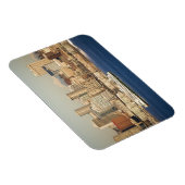 WA、シアトル、シアトル、スカイライン、エリオットベイ マグネット (右側)