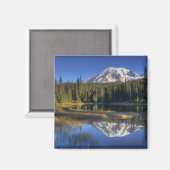 WA、レイニエ山国立公園、レイニエ山 マグネット (正面/裏面)