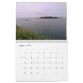 WA 12モーカレンダーのオリンピック半島の風景 カレンダー (3月 2026)