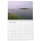WA 12モーカレンダーのオリンピック半島の風景 カレンダー (3月 2027)