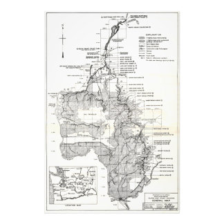 WA Columbia River – クーリーダム計画1932 フォトプリント