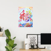 Wa: Elegant Calligraphy "Harmony" Art26001012 ポスター (ホームオフィス)