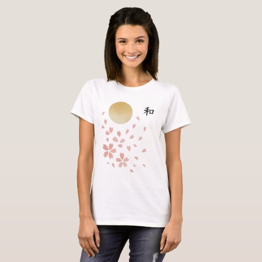 【Wa Harmony Sakura T-Shirt】 Tシャツ (正面フル)