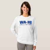 Wa-Hi 1977年卒クラス Women's Long Sleeve T-Shirt Tシャツ (正面フル)