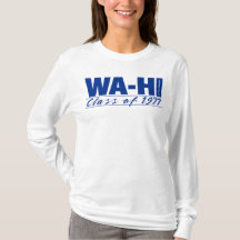Wa-Hi 1977年卒クラス Women's Long Sleeve T-Shirt