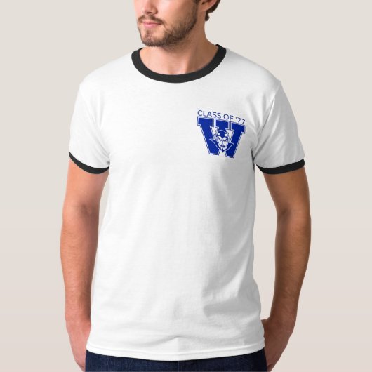 Wa-Hi 1977年卒業記念ラグランTシャツ Tシャツ (正面)