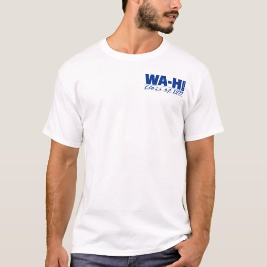 Wa-Hi 1977年卒業Tシャツ Tシャツ (正面)