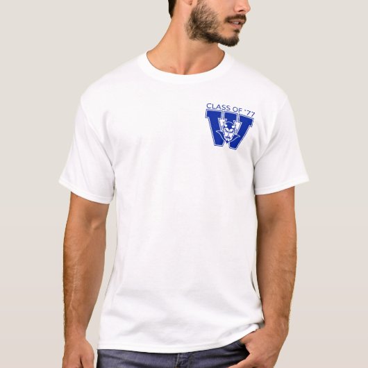 Wa-Hi 1977年卒Tシャツ Tシャツ (正面)