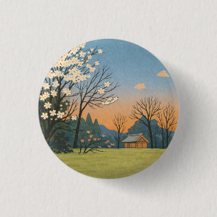 Wa – Japanese Landscapes – Quiet Countryside 缶バッジ