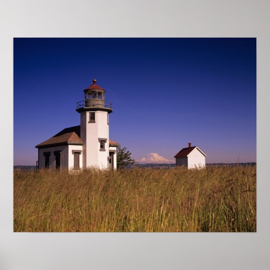 WA, Maury Island, Point Robinson Lighthouse, ポスター (正面)