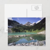 WA、Okanogan NF、Lewis Lake、Black Peak ポストカード (正面/裏面)