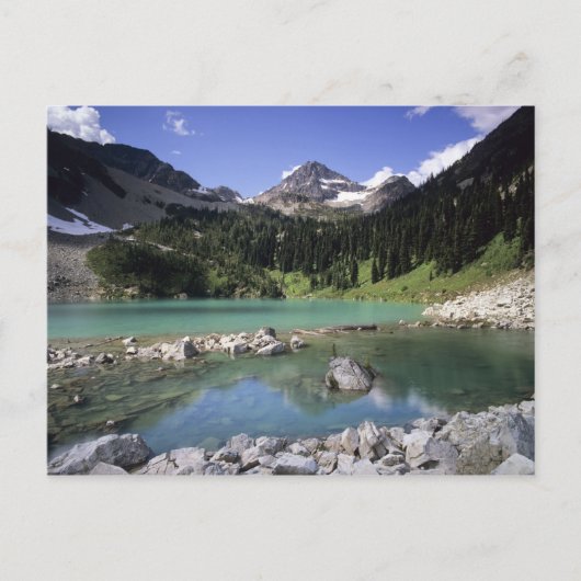 WA、Okanogan NF、Lewis Lake、Black Peak ポストカード (正面)