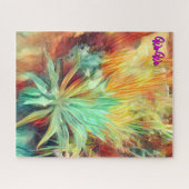 Wa-Wo Wave NFTアートコレクションのどが渇いた多肉汁25 ジグソーパズル (横)