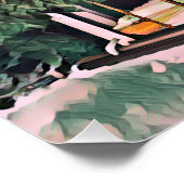 Wa-Wo WAVE NFT ART - REFLECTIONS ON MY WINDOW 32 ポスター (コーナー)