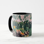 Wa-Wo WAVE NFT ART - REFLECTIONS ON MY WINDOW 32 マグカップ (正面左)