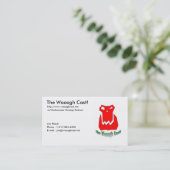 Waaaghの鋳造物! 大型の名刺 名刺 (スタンド正面)