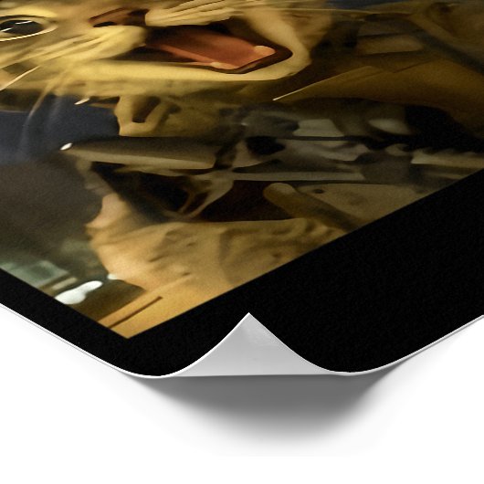 Waactical Cat Meme  ポスター (角)