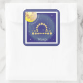 Waage 24. September bis 23. Oktober Aufkleber スクエアシール (バッグ)