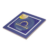 Waage 24. September bis 23. Oktober Fotofliese タイル (側面)