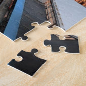 Wabash上の都心のシカゴの高い柵 ジグソーパズル (側面)