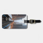 Wabash上の都心のシカゴの高い柵 ラゲッジタグ (正面横)