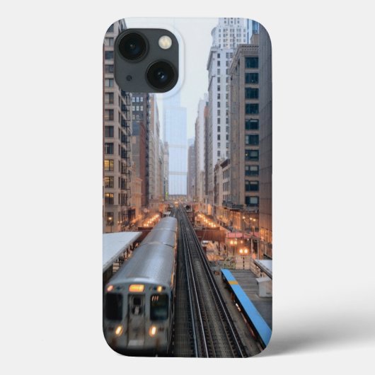 Wabash上の都心のシカゴの高い柵 Case-Mate iPhoneケース (裏面)