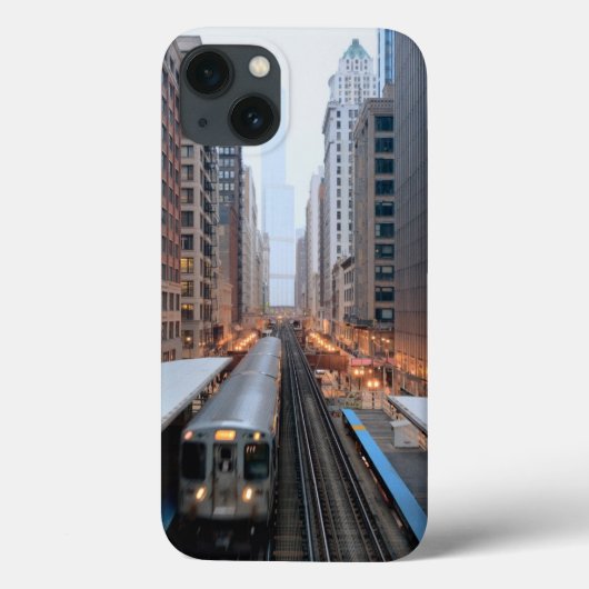 Wabash上の都心のシカゴの高い柵 Case-Mate iPhoneケース (裏面)