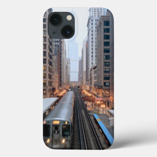 Wabash上の都心のシカゴの高い柵 Case-Mate iPhoneケース (裏面)