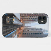 Wabash上の都心のシカゴの高い柵 Case-Mate iPhoneケース (裏面(横))