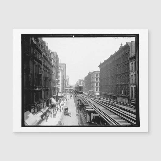 Wabash Ave., N. from Adams St., Chicagoヴィンテージ (正面)