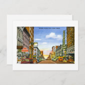 Wabash Ave., Terre Haute, Indiana ポストカード (正面/裏面)