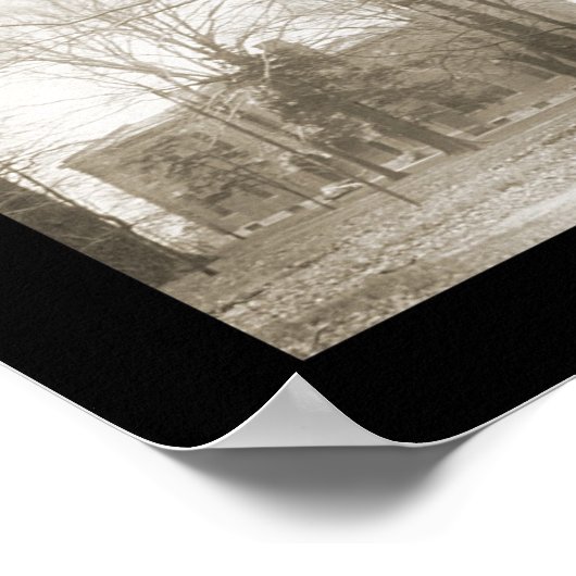 Wabash College IN写真1909 ポスター (角)